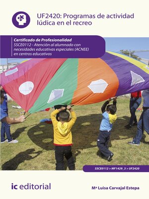 cover image of Programas de actividad lúdica en el recreo. SSCE0112
